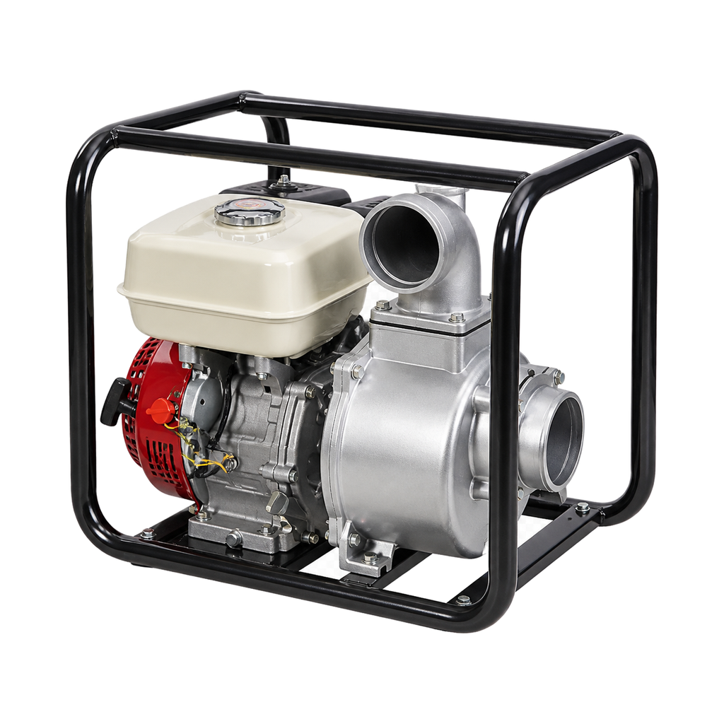 Gasoline self-priming water pump